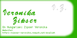 veronika zipser business card